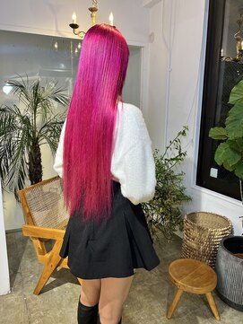 サン 白金台(SUN) ビビットピンク【ブリーチ/ダブルカラー】