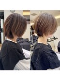 30代40代50代ショート白髪ぼかし銀座丸みくびれ井