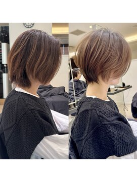 バンプ ギンザ(BUMP GINZA) 30代40代50代ショート白髪ぼかし銀座丸みくびれ井