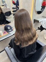 ルノン シェリー(LUNON cheliy)&nbsp;黒髪クラゲヘアーオリーブグレー小顔ココアベージュ