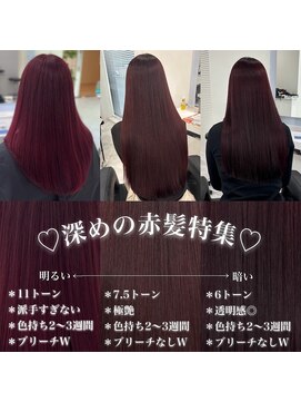 ディスコ 銀座(DISCO) ケアカラーでダメージレスな深め暖色