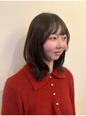 透明感カラー×モカブラウン