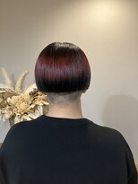 リポゾ(Riposo.) ブリーチあり・ポイントカラー♪チェリーレッド