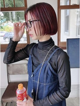 ドール(DOLL) ミニボブ レッドカラー