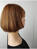 大人可愛い20代30代40代 可愛さ上位アースカラーボブショート