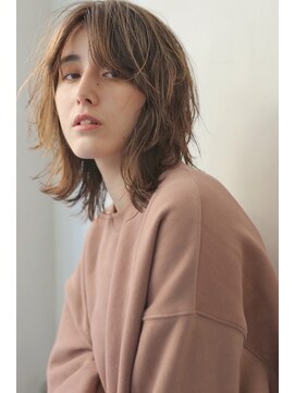 ソイ 下北沢(soi) ミディアムレイヤーハイライトグレーベージュ【soi下北沢】