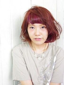 プロローグラックスビー 明石店(PROLOGUE LUXBE) ピンクアレンジカラー