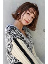 レニーバイエース(LANY by ACE) 【LANY横浜店】フェミニンショート×チョコレートブラウン