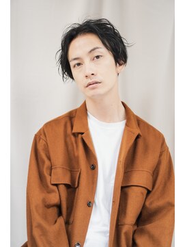 イーズ(e's) くせ毛風パーマ/センターパート/MEN'S HAIR