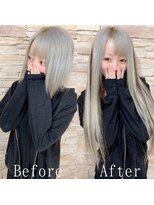 あるじゃんすー 梅田店&nbsp;シルバー×ブラック#シールエクステ#ホワイトアッシュ#梅田