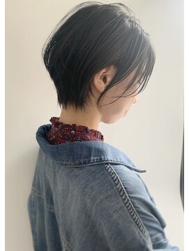 エル セルカ 高田馬場(el CERCA) 大人可愛いコンパクト丸みショート×ダークグレージュ