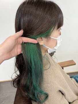 エルパライソ リフォ(Elparaiso Reff) イヤリングカラー×グリーン