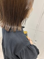 トッカ 浅草店(tocca) 【鮫嶋】切りっぱなし×ほうじ茶ラテベージュ☆