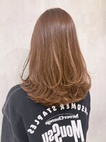 アイティー バイ アルバム 浦和店(IT by ALBUM)&nbsp;ミディアムレイヤーブラウンベージュ_外ハネボブ_ba368441