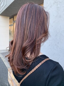 ビイン(viin) ピンクブラウン×たっぷりレイヤー