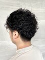 サロン Salon アイ アート アップバングのパーマは大人男性におすすめ!朝のセットも楽です