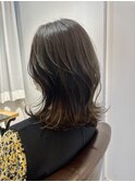 20代 30代 40代 セミロング ふんわりカール レイヤーロング