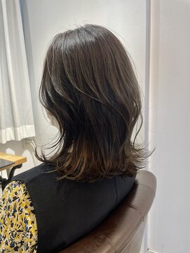 アンス 大阪梅田(ANs.) 20代 30代 40代 セミロング ふんわりカール レイヤーロング