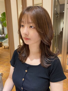 ウエストリー(WESTORY) シースルーバング☆外ハネ☆韓国ヘア☆20代☆30代