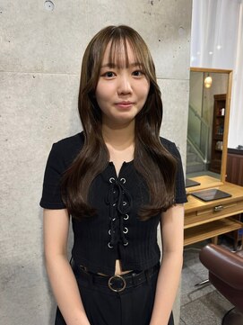 ヘアーデザイン アルエ(HAIR×design ARUE) 【ブリーチなしダブルカラー】【オリーブベージュ】