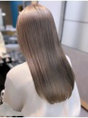 20代30代ダブルカラーブリーチ立体感グラデーション透明感