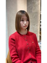 ロンド ルージュ 銀座店(Lond rouge)&nbsp;丸みは不要！大人っぽさが欲しい！切りっぱなしボブ