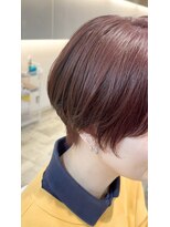 プレフェレプレフェ(prefere prefe)&nbsp;カシスカラー×ショートカット