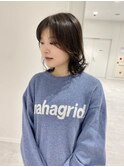 顔周りカット×ナチュラルベージュ