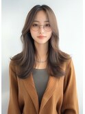 【ロングヘア　前髪なし　韓国ヘア　#11】#渋谷駅#韓国#髪質改善