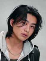 銀座ニュアンスパーマミディアムセンターパートツイストパーマ