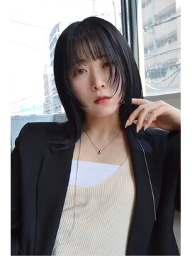 ソイクフ 高田馬場店(SOY-KUFU) 20代30代40代◎似合わせ夏ブルーブラックレイヤーボブ