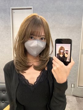 キング 梅田店(K!ng) 縮毛矯正髪質改善ハイライトレイヤーカット梅田美容室エクステ