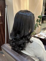 キャラ 池袋本店(CHARA)&nbsp;人生初のコテ巻き風パーマを矯正履歴にかけてみた【貴也/池袋】