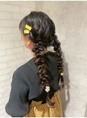 【横浜/横浜駅】ツイン編み下ろしアレンジ