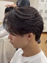 ビカム 名駅(become)&nbsp;曲がる縮毛矯正/センターパート/毛流れ