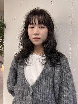 タロ(TALO) 【TALO】セミロングのパーマ