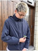 メンズベリーショート×ホワイトブランド