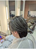 盛岡【メンズ白髪ぼかしハイライト】女性にもオススメ◎