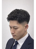 プレミアムバーバー 原宿店(PREMIUM BARBER produce by HIRO GINZA)&nbsp;フェードパーマショート