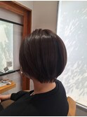 丸みショートボブ