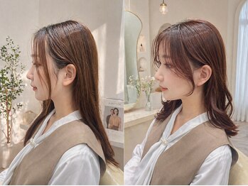 シエテ 津田沼(Siete)の写真/こだわり顔周りカットで韓国風の上品さと最高に可愛いスタイル◎[千葉/津田沼駅/韓国/顔周り/前髪/学割U24]