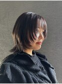 暗めブラウン グレージュ