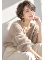 アッシュ 学芸大学店(Ash)&nbsp;ショートボブ/大人女性/シアーグレージュ/髪質改善/白髪ぼかし