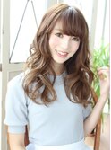 大人可愛いロングで憧れパーマ☆