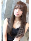 手触り抜群サラ艶ストレート