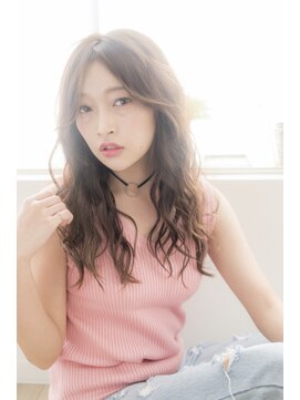 ミルコ 東川口店(milco) ほつれウェーブ センターパート 透明感カラー♪