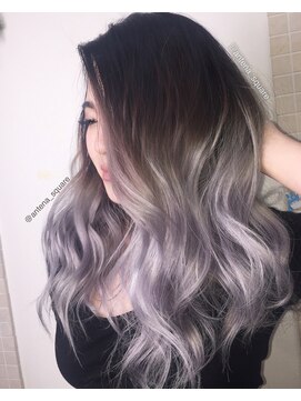アンテナスクエア(ANTENA SQUARE) pearlpurplebalayage♪