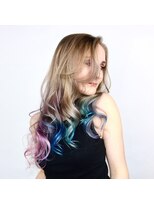 ゴーゴーヘアー(GOGO HAIR)&nbsp;レインボー×グラデーションヘアカラー