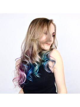 ゴーゴーヘアー(GOGO HAIR) レインボー×グラデーションヘアカラー