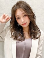 アフロート エル 錦糸町(AFLOAT L) 韓国ヘア/くびれミディアム/濡れ髪/シースルーカラー/透明感